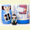 Nurse Nesting Doll - 5" w/ 5 Pieces