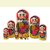 Semenov Nesting Doll - 9" w/ 9 Pieces