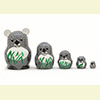 Mini Animal Nesting Dolls w/ 5 Pieces - Assorted Designs