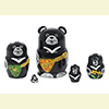 Mini Bear Nesting Dolls w/ 5 Pieces - Assorted Designs