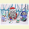 Mini Christmas Nesting Doll w/ 5 Pieces - Assorted Designs