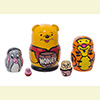 Mini Nesting Dolls w/ 5 Pieces - Assorted Designs