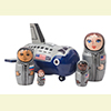 Space Shuttle Nesting Doll - 5" w/ 5 Pieces