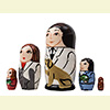 Veterinarian Nesting Doll - 5" w/ 5 Pieces