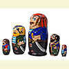 Pirate Nesting Doll - 6.25" w/ 5 Pieces