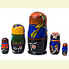 Pirate Nesting Doll - 6.25" w/ 5 Pieces