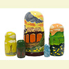 Hey! Get Off Our Train! Nesting Doll - 6" w/ 5 Pieces