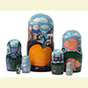 The Gigantic Turnip Nesting Doll - 6" w/ 7 Pieces