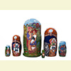 Red Riding Hood Nesting Doll - 5" w/ 6 Piece