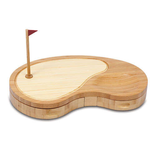 Sand Trap Cheese Board w/ Wine & Cheese Tools - Click Image to Close