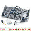 Professional Tool Kit - 67 Piece Set Grey with Blue Tools