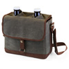 Double Growler Tote Set - Tote and 2 Glass Growlers